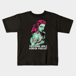 The Zombie Grrlz Horror Podcast Kids T-Shirt